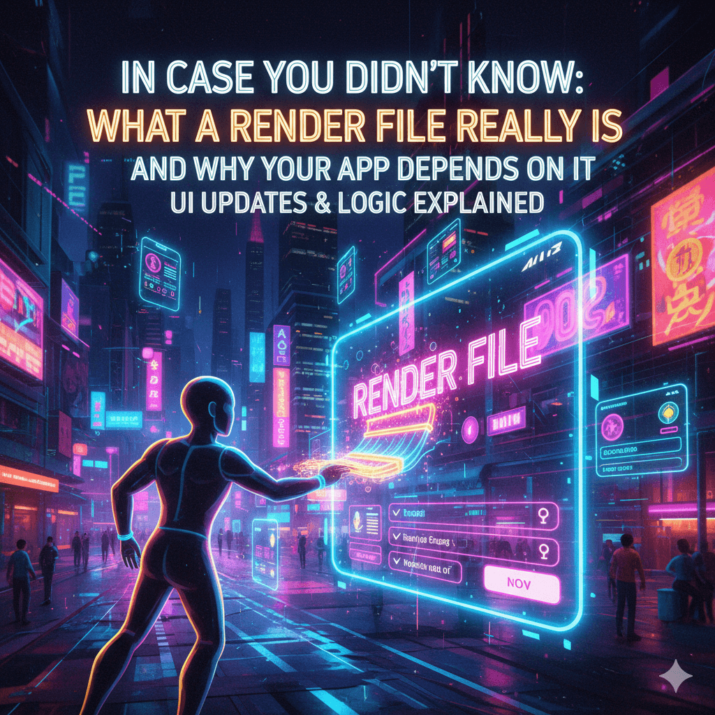In Case You Didn't Know: What a Render File Really Is (And Why Your App Depends on It)